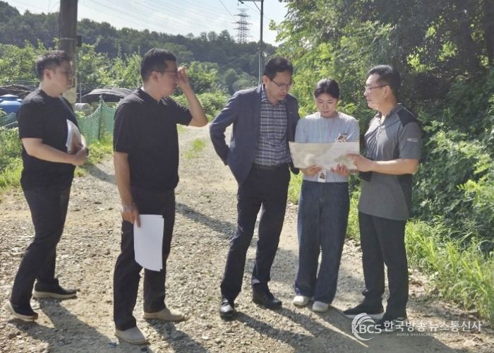 수원시 장안구, 율천동 주민 건의사항 현장 점검