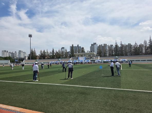 제13회 대한노인회 경기도 연합회장배 그라운드골프대회, 오산에서 성료