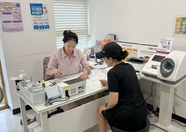 양주시 동부건강생활지원센터, '자기혈관 숫자알기 레드서클존' 성황리에 운영