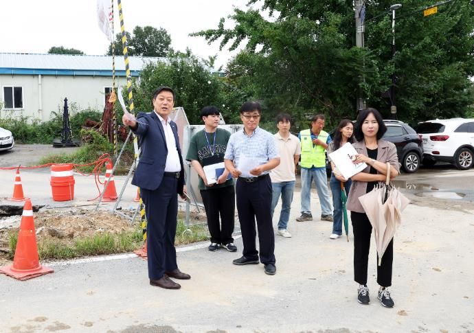 유성구의회 여성용 부의장, 대정동 도로개선공사 추진... 안전하고 쾌적한 보행환경 조성 앞장