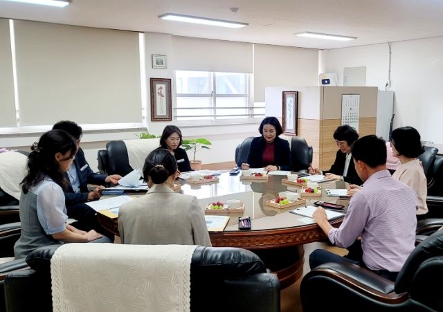 2학기 신임 교장 부임 학교 방문