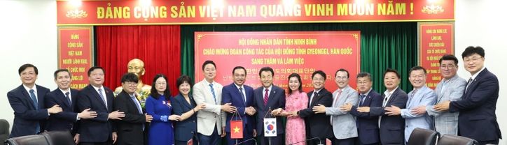 경기도의회 베트남 닌빈성 친선의원연맹 대표단, 닌빈성 인민의회 공식 방문