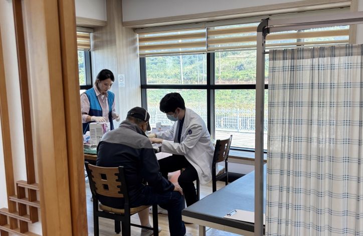 인하대병원-옹진군, 대청도 의료봉사 실시