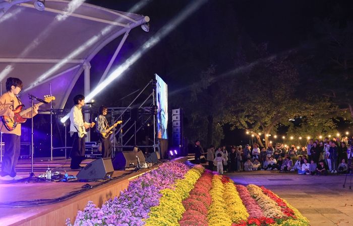 18일 유림공원에서 열린 2025 유성국화음악회