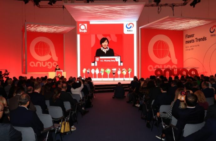 ‘아누가(Anuga) 2025’ 개막식 축사하는 송미령 장관