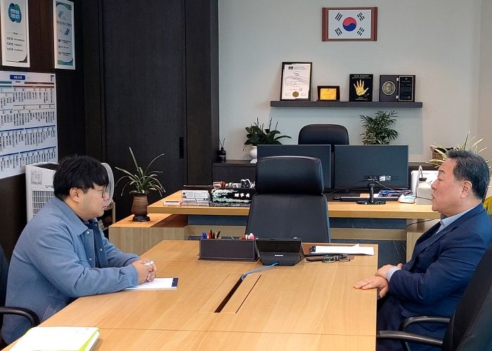 유호준 의원, 신용보증재단 이사장 만나 본사 다산동 이전 논의