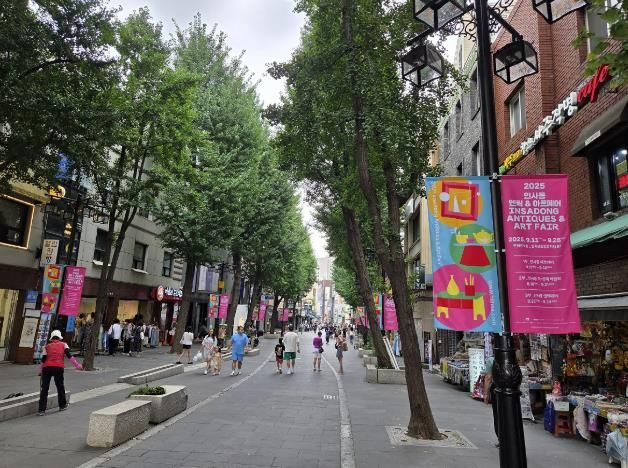 인사동 문화지구 전경