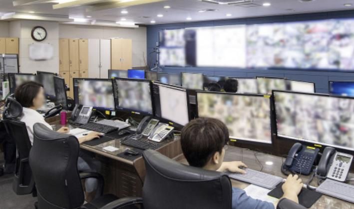 용산구 CCTV 통합관제센터