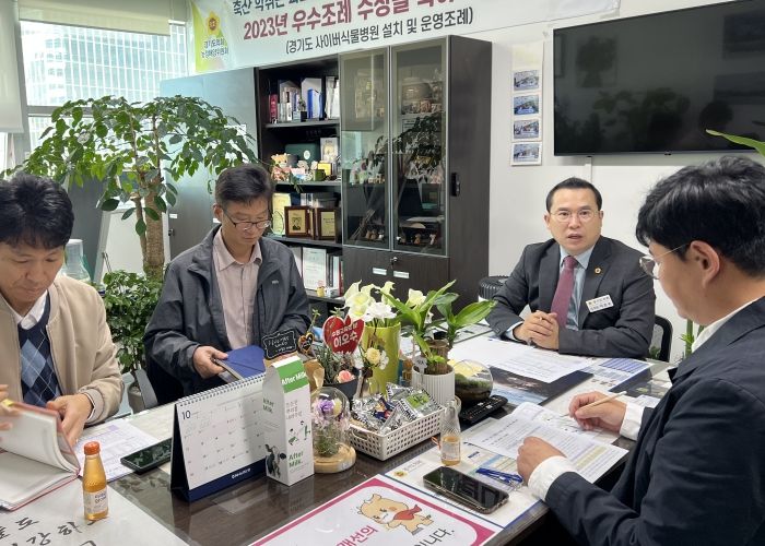 이오수 경기도의원, 광교 김포공항버스 환승센터 경유 관련 간담회 개최