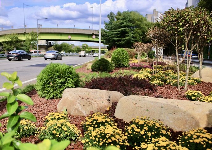 올림픽대로 한남 녹지