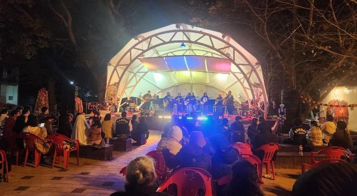 남해군 상주은모래밴드, 시월의 마지막 밤 음악으로 물들이다