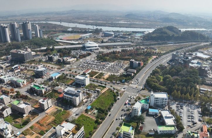 나주역 일대 전경