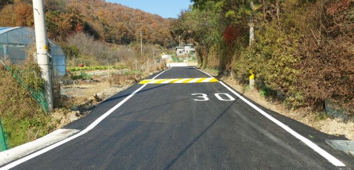 1. 천안시 목천읍 서흥리 농어촌도로 준공 모습.