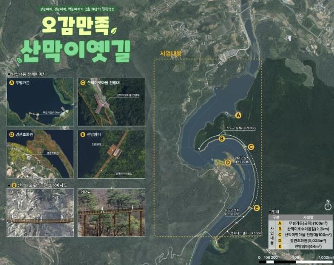 괴산군, '괴산 산막이옛길 리본(RE:Born) 프로젝트 사업 선정'