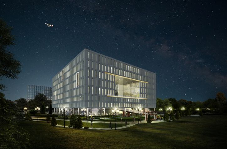 항공업무시설 조감도