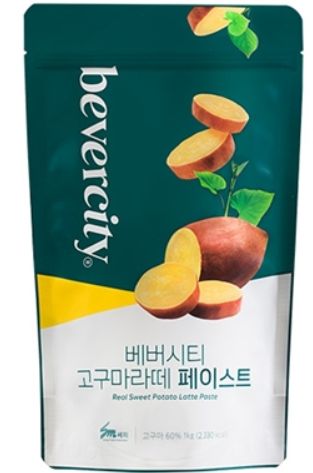 19일부터 전국 할리스매장에 출시될 고구마라떼의 재료로 활용될 무안 군고구마페이스트