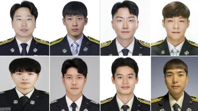 소방경 성국경, 소방장 김예준, 윤성준, 소방교 박원기, 소방교 이상현, 정석렬, 소방사 고현수, 윤도영