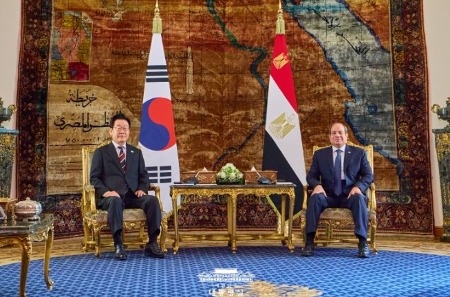 한·이집트 확대회담(대통령실)