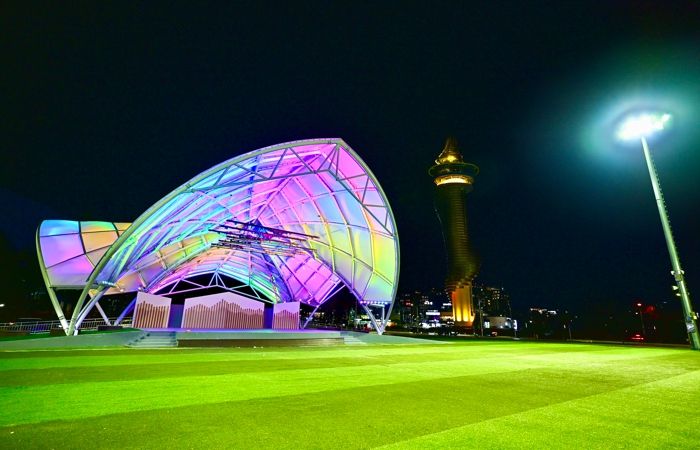 속초시 청초호유원지 공연시설 정비사업 마무리