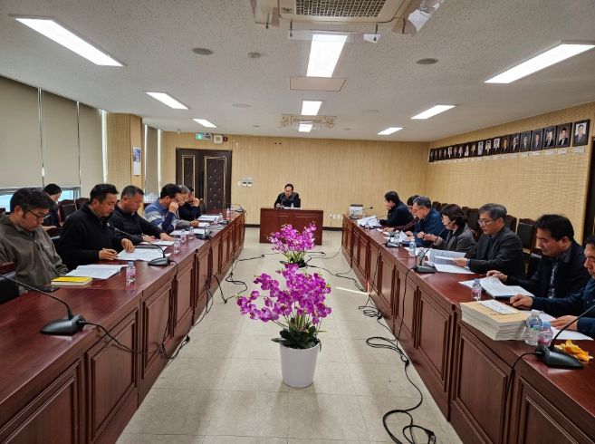 부서별 주요 민원 처리상황 점검회의