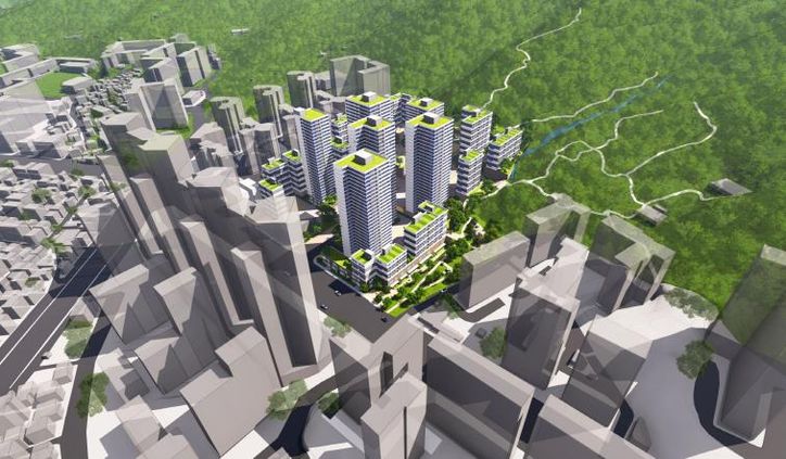 면목 9구역 조감도