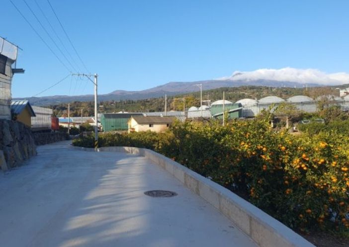 강정지구 밭기반 정비사업 준공