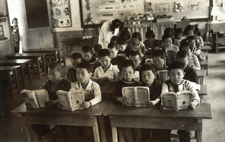 하동_옥종초등학교 북평분교장(1998. 3. 1. 폐교)_1970년대 국어시간