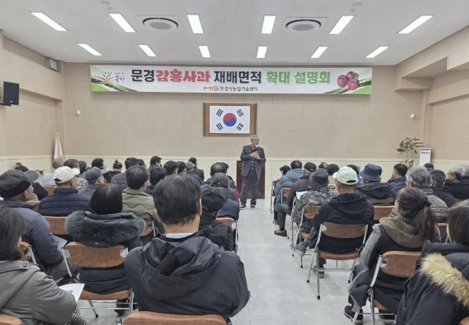 문경감홍사과 재배면적 확대 설명회