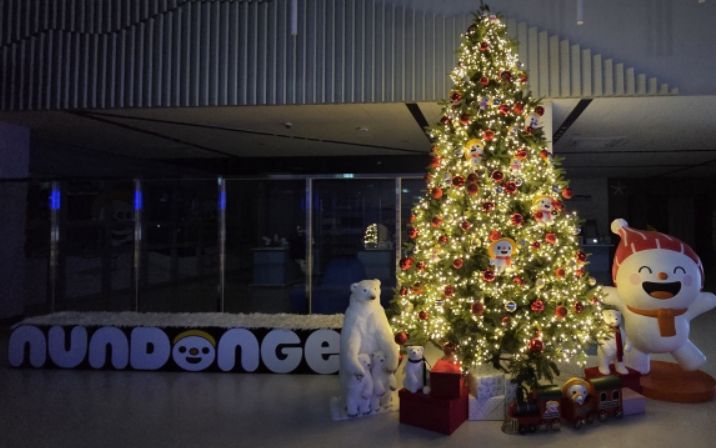 평창올림픽플라자 대형 크리스마스 트리