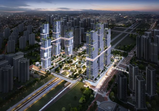 복합환승센터 조감도