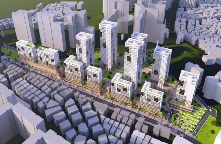 노량진동 221-24번지 일대 모아타운 조감도