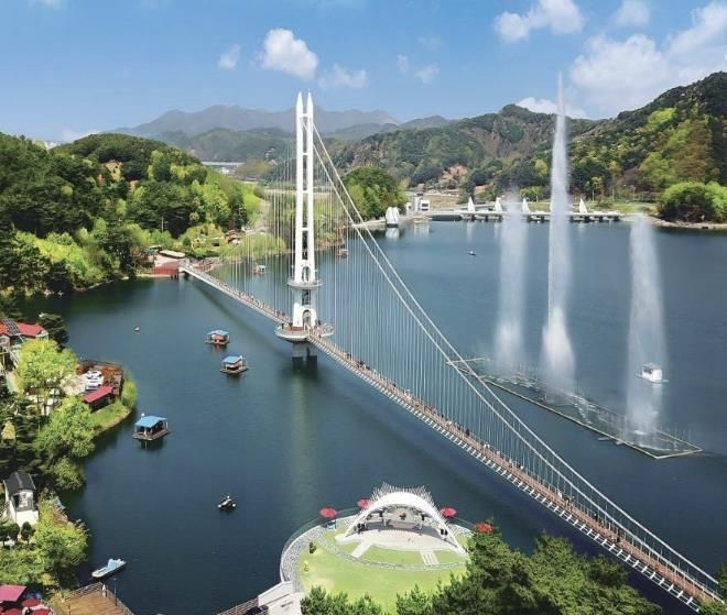 예당관광지 전경