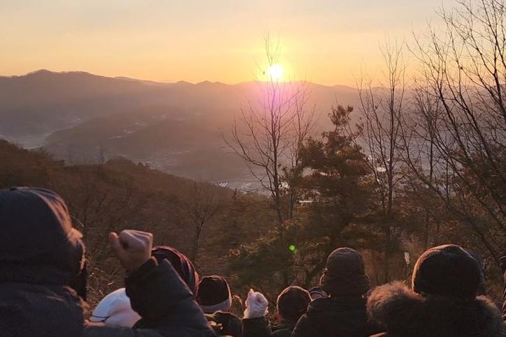 양평군 지평면, 병오년 붉은 말의 해 맞아 갈지산 새해맞이 등산행사 개최