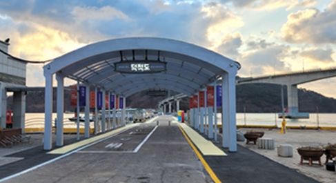 덕적도 진리항 선착장 게이트 정비(후면, 후)