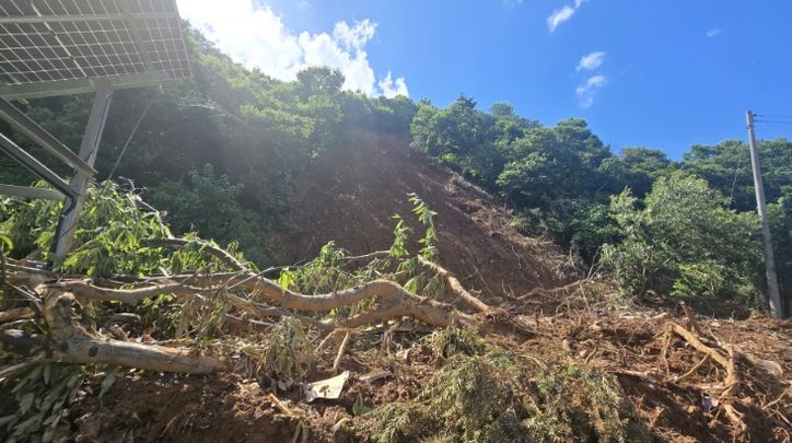 지난해 호우피해를 입은 대치면 주정리 모습