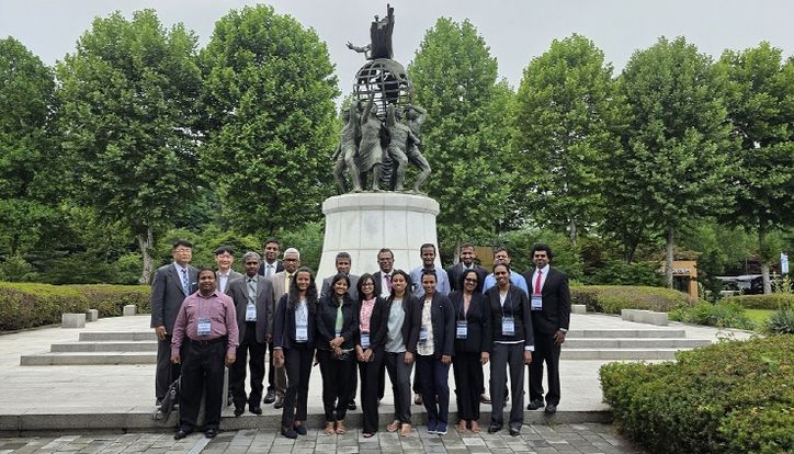 2025년 한전 인재개발원 신흥국 대상 전력분야 교육 모습