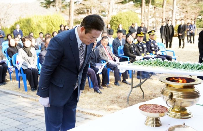 홍천군, 제107주년 3.1절 맞아 우리 민족 역사 기려