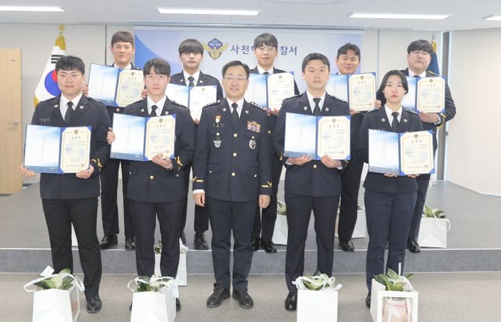 승진임용식 기념사진