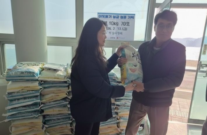 겨울철 취약계층 안전확인 및 성품전달