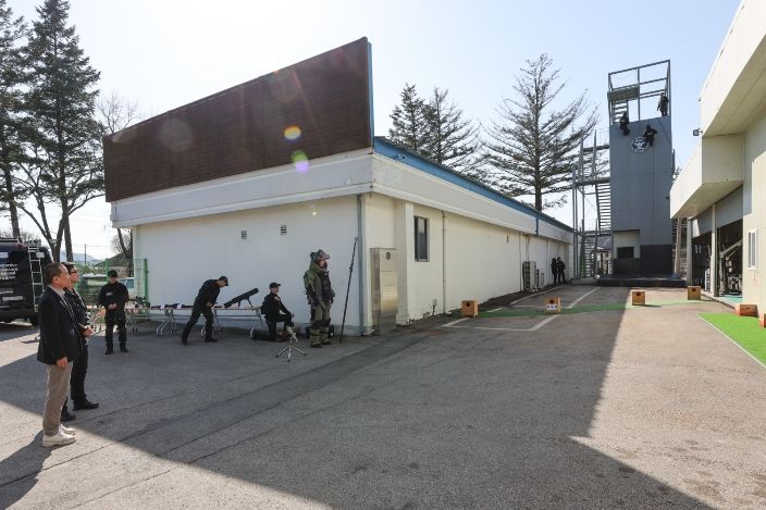 강원특별자치도, 강원경찰특공대 치안 현장 점검