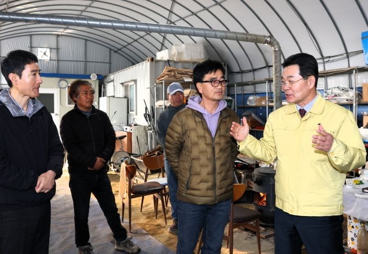 스마트팜 농업인 하우스 현장 방문 애로사항 청취