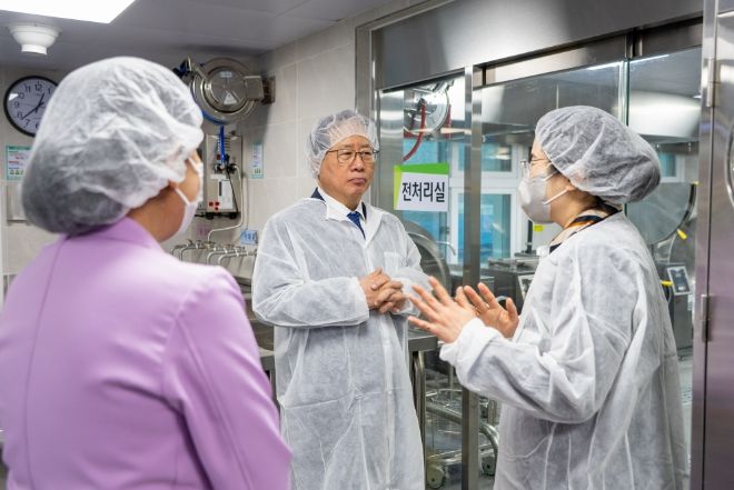 급식 점검 모습