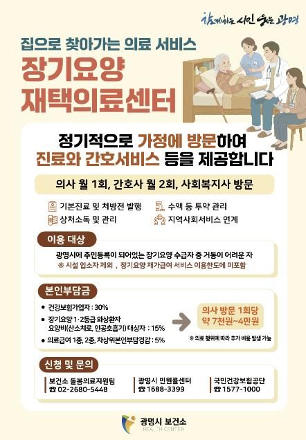 장기요양 재택의료센터 운영 안내문