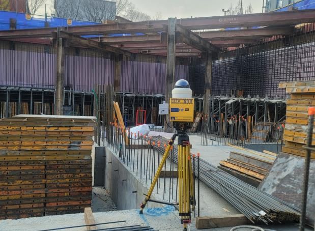 천안시 서북구문화원 신축공사 현장에 설치된 이동식 지능형 CCTV