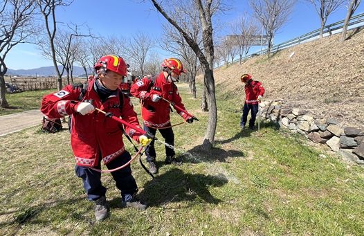 김해시, 산림재난대응단 안전교육