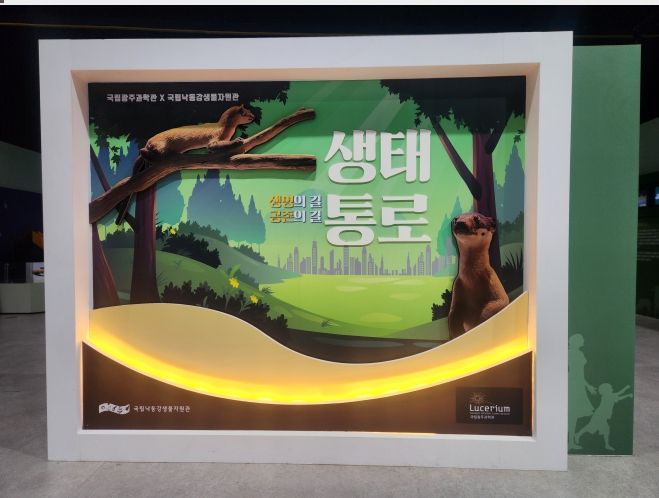 충북아쿠아리움, ‘생태통로 생명의 길’ 특별전 개최(국립광주과학관 전시 모습)