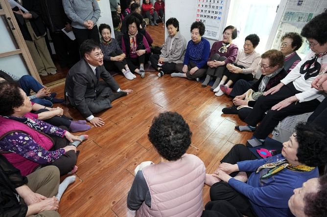 동숭경로당 리모델링 공사 현장