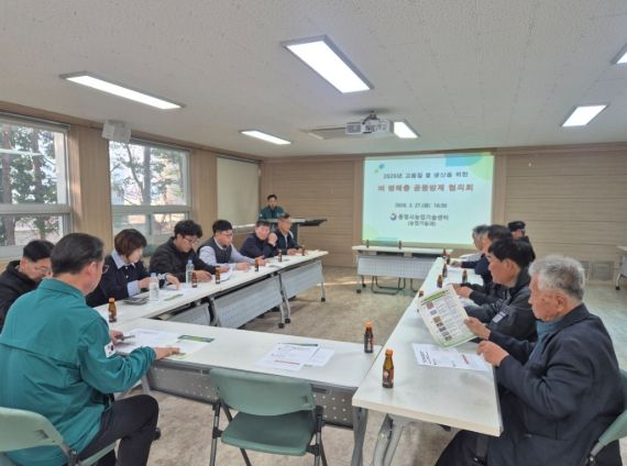 통영시, 벼 재배 전 면적에 드론 4회 방제