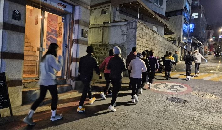 회현동 러닝 특화사업 진행 사진