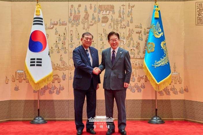 이시바 전 일본총리 오찬(청와대)